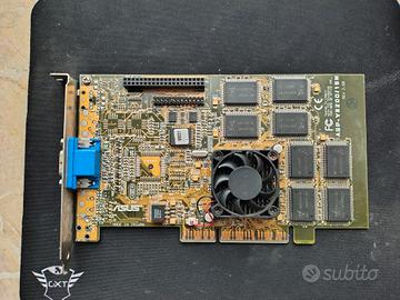 AGP Graphics Card ASUS agp-V3200 3Dfx Voodoo Bansh