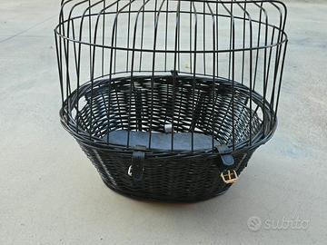 cestino porta cani per bici
