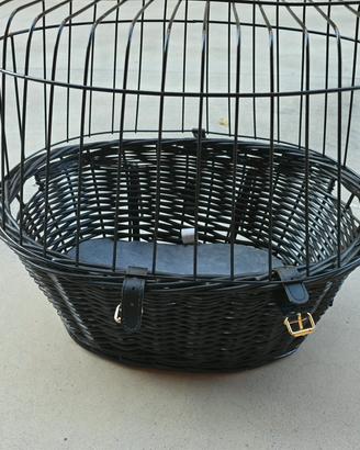 cestino porta cani per bici