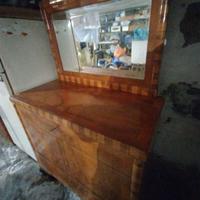 Comò con specchiera anni '50
