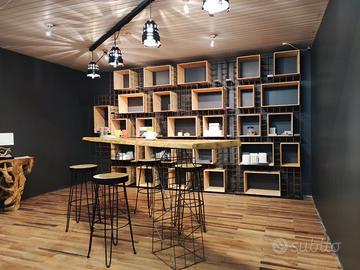 Parete di arredamento stile Industrial