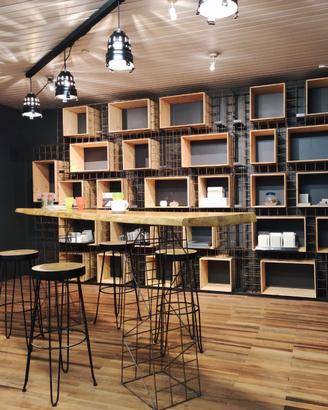 Parete di arredamento stile Industrial