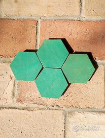 Piastrelle esagonali dal Marocco fatte a mano