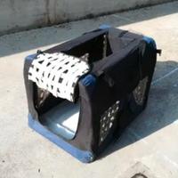 trasportino cane imbottito pieghevole