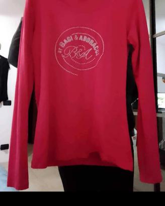 Maglia maniche lunghe Baci &Abbracci Tg L 