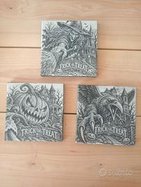 Quadretti Halloween 20×20 cm – Decorazione Horror