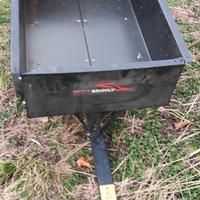 carrellino per trattorino tagliaerba 