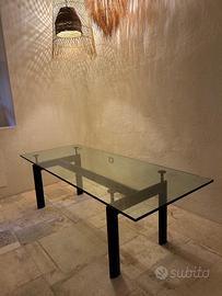 Tavolo in vetro Cassina LC6 – Le Corbusier