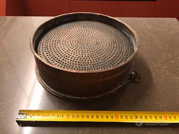 Setaccio decorativo in rame