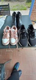 3 paia scarpe: da ginnastica × stivaletti