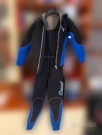 2 Tute sub profess. CRESSI 7mm-cappuccio+scarpe