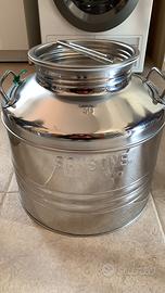 Fusto olio/vino SANSONE 30 Litri - acciaio Inox