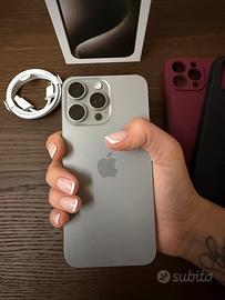 Iphone 15 Pro Max 256 GB  - Titanio naturale