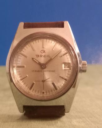 OROLOGIO VINTAGE BREIL OK CARICA MANUALE UOMO 