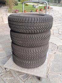 4 pneumatici termici + cerchi - 165/70R13