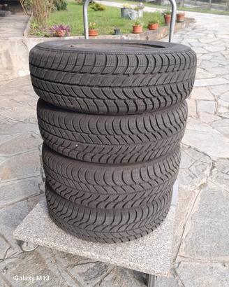 4 pneumatici termici + cerchi - 165/70R13