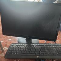 Tastiera hp e schermo acer