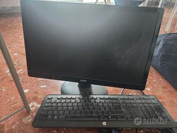 Tastiera hp e schermo acer
