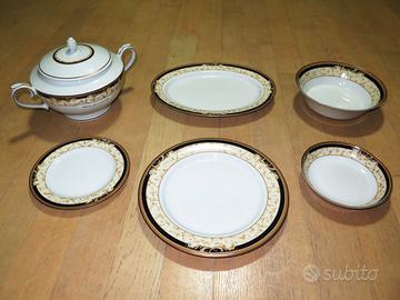 Servizio Piatti da 40 pezzi porcellana Tosca Blue