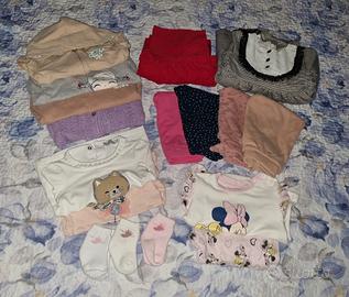 Lotto abbigliamento bimba 12-18 mesi 