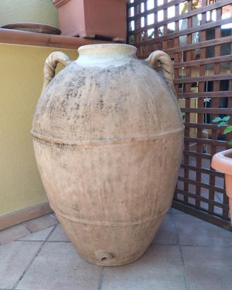 Grande orcio in terracotta con due manici