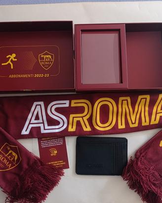 AS ROMA Box -Nuovo- Portafoglio RFID + Fascia CUCS