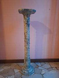 Colonna decorativa in vero marmo