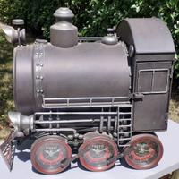 Orologio Treno a Parete e Appoggio in Metallo