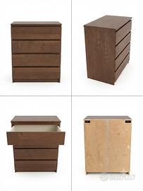 Cassettiera Malm Ikea 
