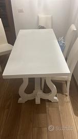 Tavolo legno massello rovere