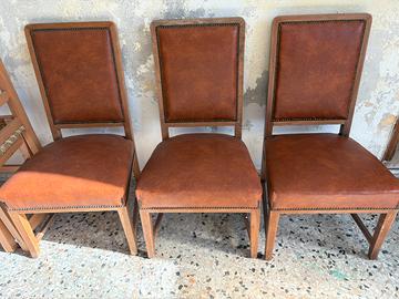 Tre sedie vintage