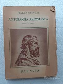 vecchio libro Antologia Ariostesca - Mario Oliveri