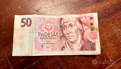 Banconota 50 corone ceche
