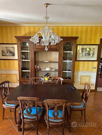 Sala pranzo con tavolo stile Frattino allungabile