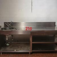 2 tavoli in acciaio