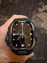 Cinturino e Custodia BXUXOHS per Apple Watch 45mm