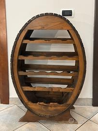 Portabottiglie in legno