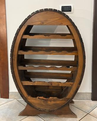 Portabottiglie in legno