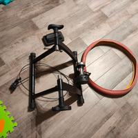 Rullo per bici HOMCOM con accessori