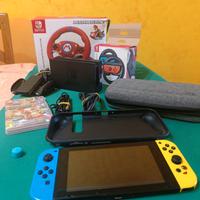 Nintendo Switch completa e accessori Mario Kart