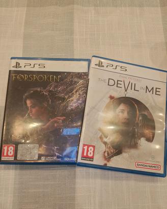 Forspoken e the devil in me Ps5 
