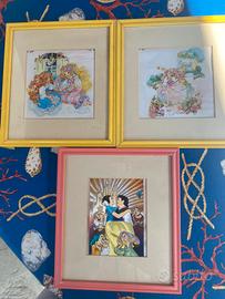 3 quadretti per bambina