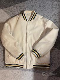 Bomber stile college Zara panna Tg XL