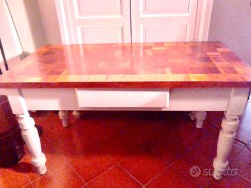 Tavolo di legno abete massello