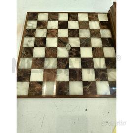 SCACCHIERA MARMO DAL NEGRO