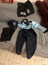 Costume carnevale polizia maschietto