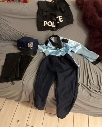 Costume carnevale polizia maschietto