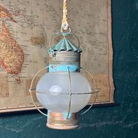 Antica Lanterna nautica a cipolla anni '30 Liguria