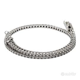 Bracciale Tennis Unisex  Oro Diamanti ct 1,02 18kt