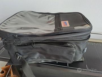 Borsa magnetica da serbatoio per moto estensibile